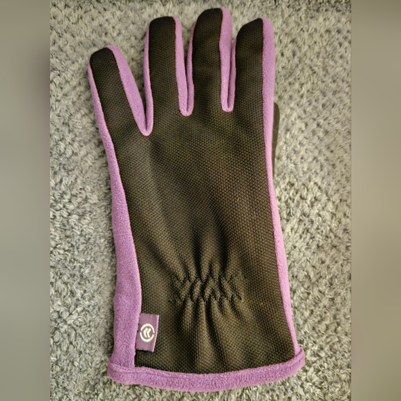 Isotoner Women's Tech Touch Gloves, NWOT, Purple/Black - Picture 2 of 7